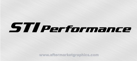 STI Performance Decals - Pair (2 pieces)